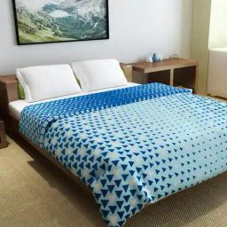 divine casa Ultra Soft Microfiber Polyester 150 GSM Geometric Print Double Reversible Comforter image 2