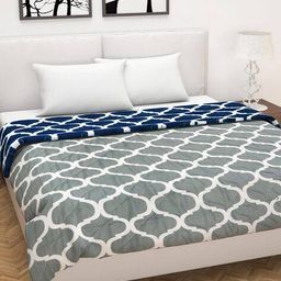 divine casa Ultra Soft Microfiber Polyester 150 GSM Abstract Print Double Reversible Comforter image 2