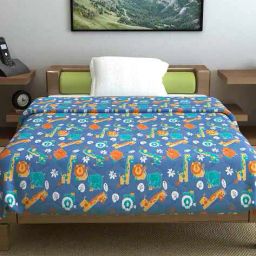 divine casa Printed Print Iris Deep Cotton Comforter image 2