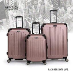 kenneth cole Set of 3 Striped Large Trolley Bags image 2