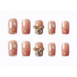 pink truck Set of 24 Artificial Reusable Nails image 2