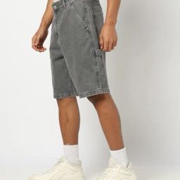 yousta Men Relaxed Fit Cotton Shorts image 2