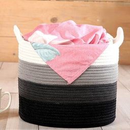 pano Set of 3 Colourblock Multipurpose Baskets with Handles image 2