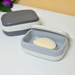 market 99 Rectangular Plastic Soap Dish With Lid  image 2