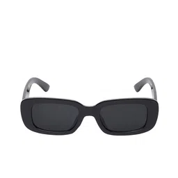 CRIBA Unisex Rectangle Sunglasses With UV Protected Lens CRB_BLK_CANDY image 5