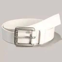 Men Dual Loop Classic Leather Belt with Buckle Closure-image-22