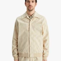 Men Embroidered REgular Fit Button-Front Jacket-image-29