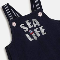 chicco Typographic Dungaree Shorts image 3