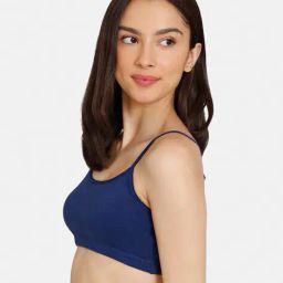 zivame Girls Double Layered Non-Wired Non-Padded Full Coverage Slip-on Beginner Bra (Pack of 2) image 3