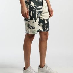 altheory by azorte Abstract Print Carpenter Shorts image 3