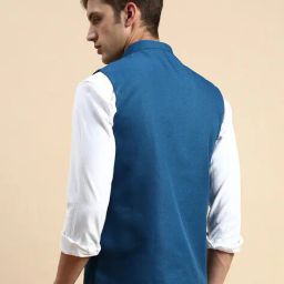 showoff Nehru Jacket with Inserted Pockets image 3