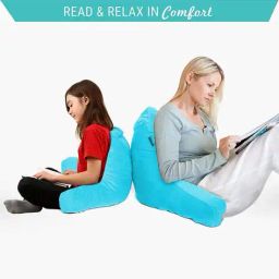 pumpum Backrest Reading Pillow with Arms image 3