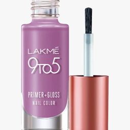 lakme 9 To 5 Primer & Gloss Nail Color Lilac Link image 3