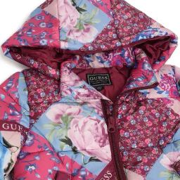 guess Zip Front Floral Jacket image 3