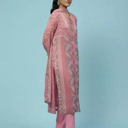 aarke ritu kumar Paisley Print Kurta with Pants and Dupatta image 3