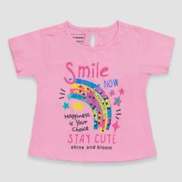 fashion world Infants Graphic Print Top & Shorts Set image 3