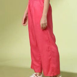 acai Women Straight Fit Pants with Insert Pockets image 3