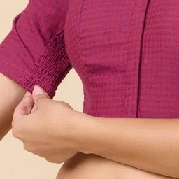 studio shringaar Women Front Open Blouse with Short Sleeves image 3