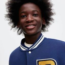 h&m Boys Button Closure Colour-block Jacket image 3
