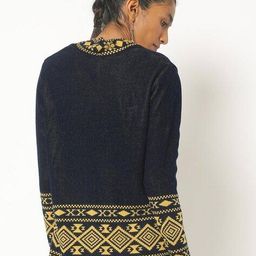 ajio Knitted Open-Front Shrug image 3