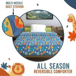 divine casa Printed Print Iris Deep Cotton Comforter image 3