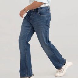 snitch Lightly Washed Bootcut Jeans image 3