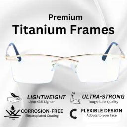 redex Men Rectangular Full-Rim Frame image 3