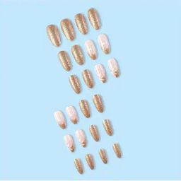 pink truck Set of 24 Artificial Reusable Nails image 3