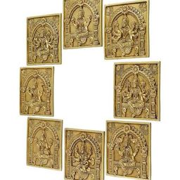 ecraftindia Set of 8 Square Astha Lakshmi Wall Hangings  image 3