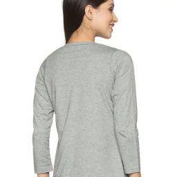 ecoline clothing Heathered Open-Front Shrug image 3