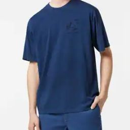 Artwork Regular Fit Crew-Neck T-Shirt-image-52