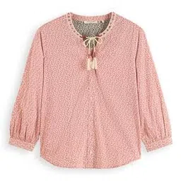 Top with Beaded Collar-image-2