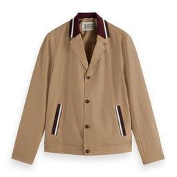Men Contrast Trimmed Tailored Blouson Jacket-picture-17