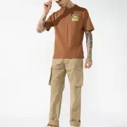 Men Straight Fit Cargo Pants-image-26