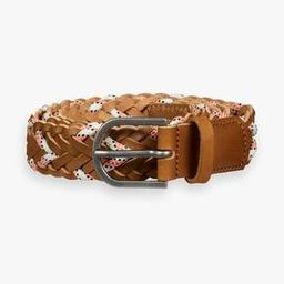 Braided Leather & Cord Belt-image-72