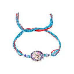 nvr Tie-Up Ganesh Ji Thread Rakhi with Roli & Chawal  image 4