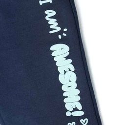 nino togs Boys Typographic Print Joggers with Drawstring Waist image 4