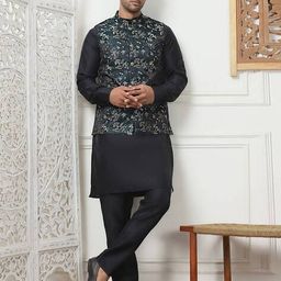 jompers Self-design Nehru jacket image 4