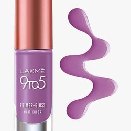 lakme 9 To 5 Primer & Gloss Nail Color Lilac Link image 4