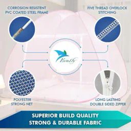 evafly Mosquito Net Double Bed King Size Foldable Machardani image 4