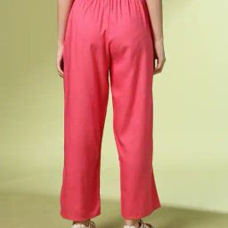 acai Women Straight Fit Pants with Insert Pockets image 4