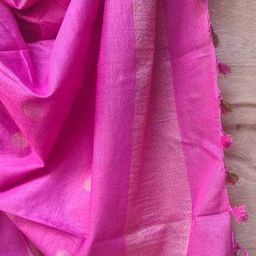 molcha by babita singh Geometric Woven Dupatta with Tassels image 4