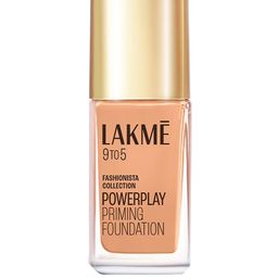 lakme 9 to 5 Powerplay Priming Foundation Built In Primer SPF20 - Neutral Medium image 5