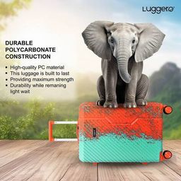 luggero Hard Body Trolley Bag with Number Lock System image 4