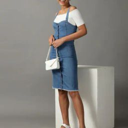 showoff Sleeveless Front Open Dungaree image 4