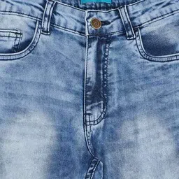 yu by pantaloons Boys Regular Fit Flat Front Shorts image 4