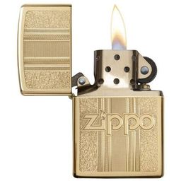 zippo Typographic Metallic Windproof Lighter image 4