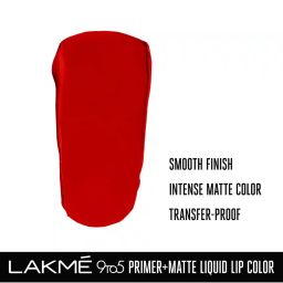 lakme 9 to5 Primer & Matte Liquid Lip Color- MR2 image 4