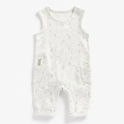 mothercare Printed Dungaree with Bodysuit image 4