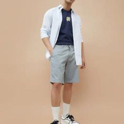 fame forever by lifestyle Men Regular Fit Bermudas with Insert Pockets image 4